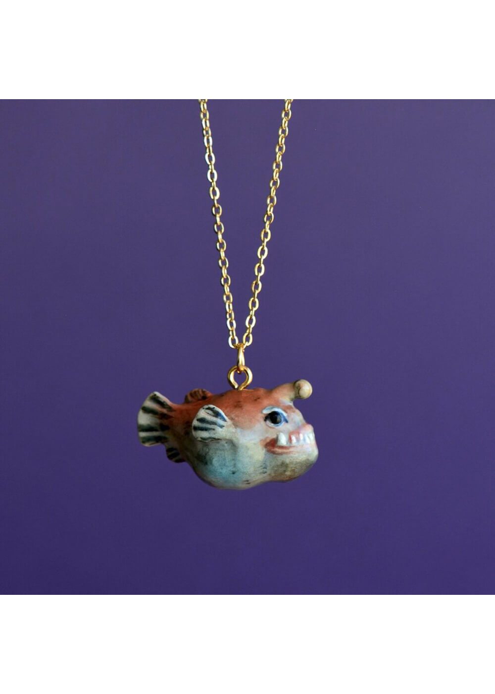 Angler fish necklace online